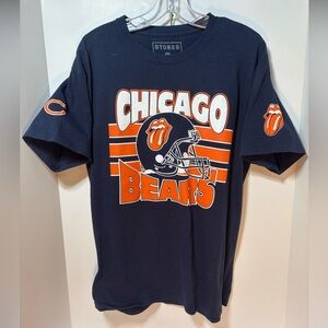 Rolling Stones Chicago  Bears Concert T Shirt! 2019 "No Filter” tour!